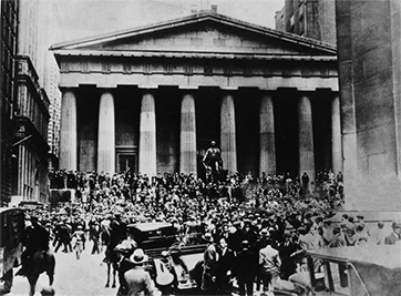 Bourse de New-York, pendant la crise de 1929